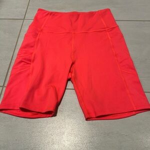 Hot pink short leggings